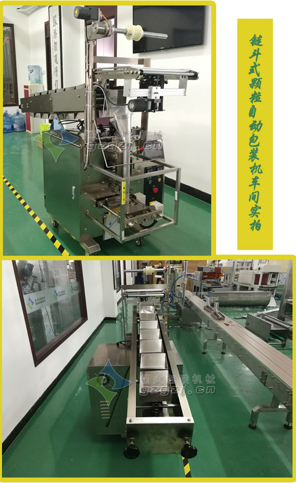 全自動松子包裝機車間展示